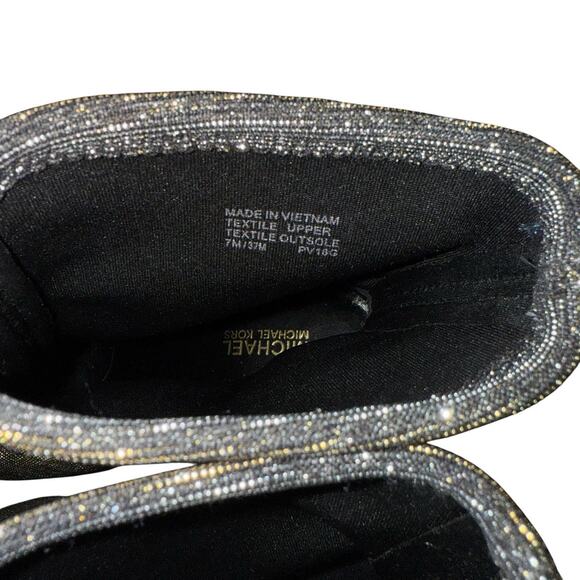 Michael Kors Women’s Size 7 M Metallic Swifty Sparkly Party Sock Boots‎ - Picture 5 of 8